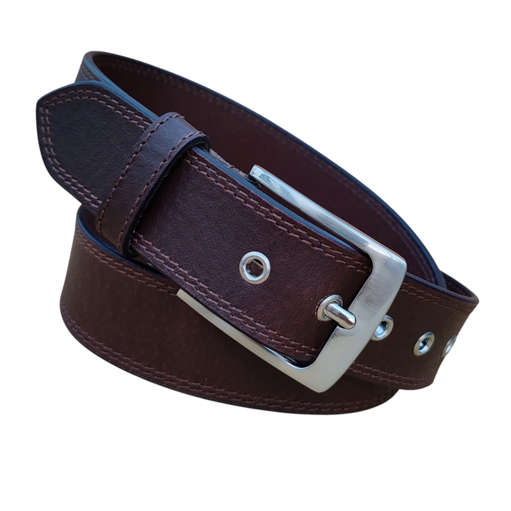 Premium Heavy-duty Work Belt Made From Genuine Top Grain Buffalo Leather