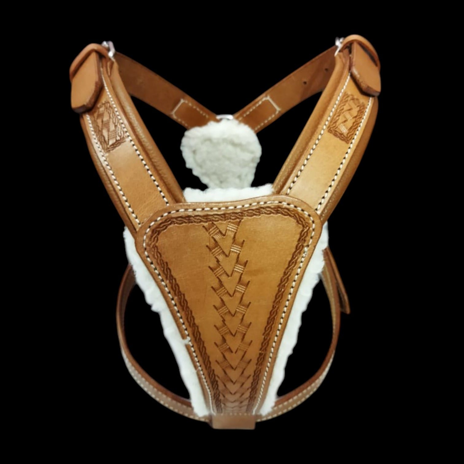 Premium Leather Dog Harness Sets